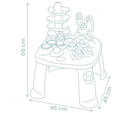 SMOBY izglītojošs spēļu galds, 7600140320 