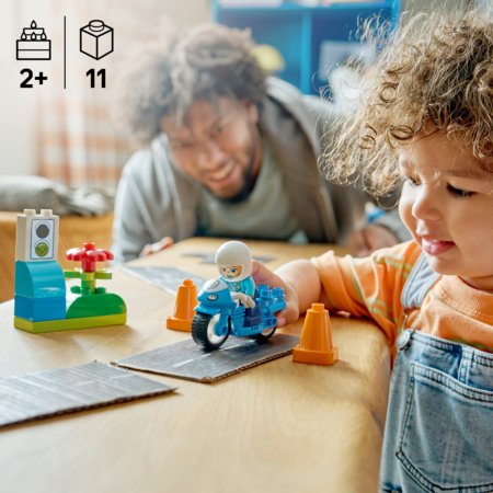10471 LEGO® DUPLO® Pilsēta: Zils policijas motocikls 