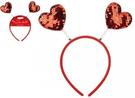 LOVE YOU MORE Valentīndienas galvas saite, 737315 