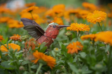 MAKEBUG 3D papīra puzle Hummingbird, MB-D-0058 