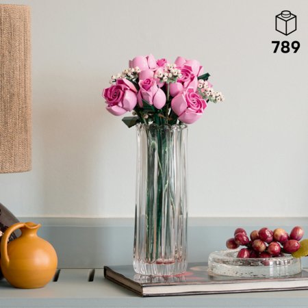 10374 LEGO® Botanicals Rozā rožu pušķis 