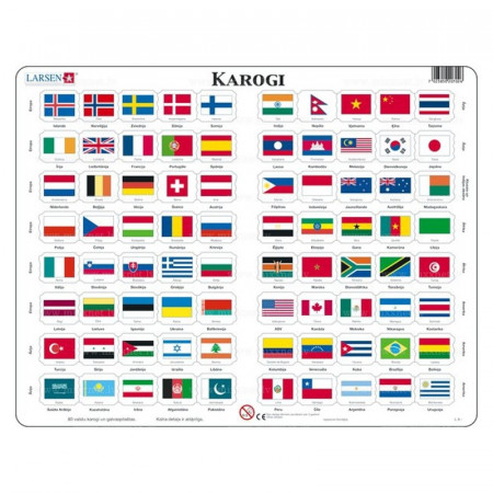 LARSEN puzzle Karogi, L2LV L2LV