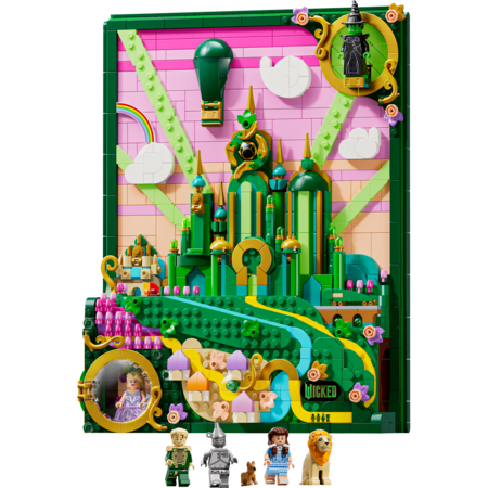 75685 LEGO® Wicked Emerald City: sienas māksla 