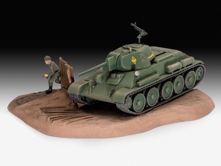 REVELL auto modelis T-34/76 1940, 63294 