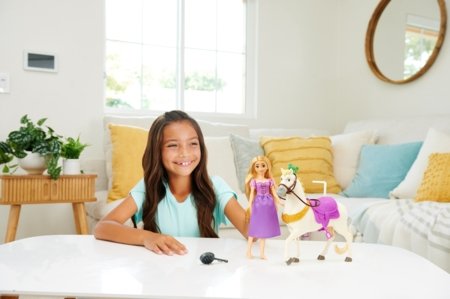 DISNEY PRINCESS lelle un zirgs Rapunzel, HLW23 HLW23