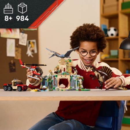 76976 LEGO® Jurassic World™ Spinozaura un Kecalkoatla gaisa misija 