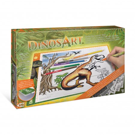 DINOSART radošuma komplekts Tracing Light Pad, 15151 15151