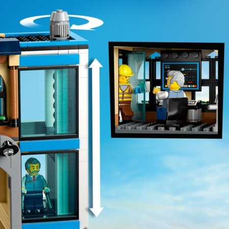 60469 LEGO® City Trains Centrālā dzelzceļa stacija 