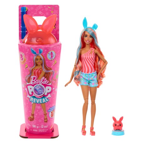 BARBIE lelle Pop! Reveal dzīvnieku ballītes sērija - ar kaķa tematiku, JCN87 