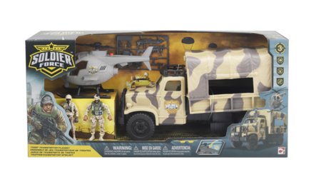 SOLDIER FORCE militārs rotaļlietu komplekts Troop Tranposter, 545108 