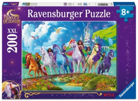 RAVENSBURGER PUZZLE puzle Unicorn Academy, 200 gab., 12004165 8 