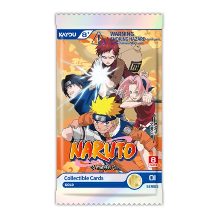 KAYOU Naruto-Smriti kolekcionējamās kartītes Earth Scroll Edition, 8 gab., NR-KP-DZJ-001B-EMEA 