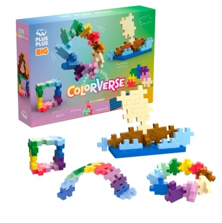 PLUS PLUS Konstruktors Learn to build Colorverse, 3998 