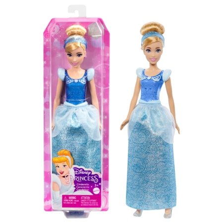 DISNEY PRINCESS lelle  - Pelnrušķīte Cinderella, HLW06 HLW06