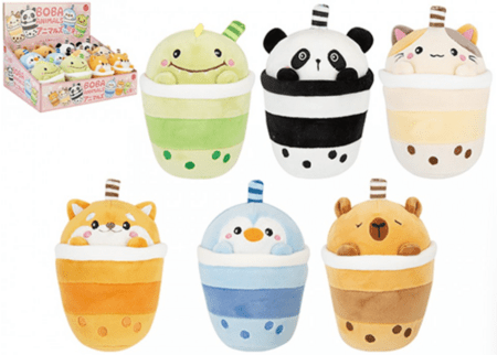Plush Boba animal 14cm. assort., 456370 