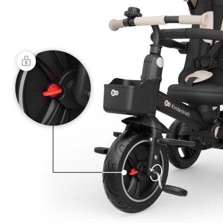 KINDERCRAFT trīsritenis SPINSTEP 2 Plus, smilškrāsas, KRSPST02BEGPL00 