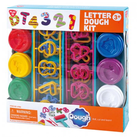 PLAYGO DOUGH Burtu un plastalīnu komplekts, 8780 8414