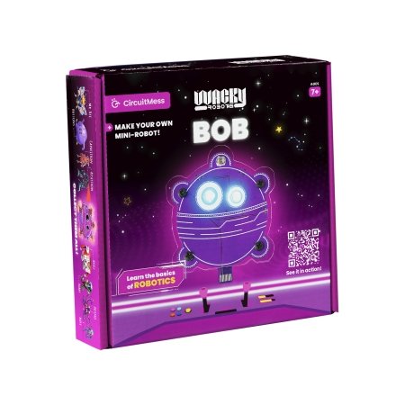 CIRCUITMESS Wacky Robot izglītojošs STEM komplekts Bob, CM-SA-BOB 