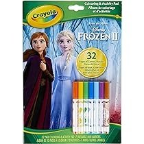 CRAYOLA radošais komplekts Color & Activity, Disney Frozen, 04-5900G 