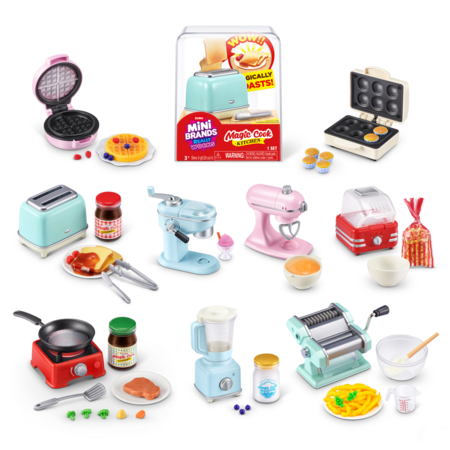 MINI BRANDS miniatūru komplekts Magic Cook Kitchen, 1. sērija, sortiments., 77789UQ1 