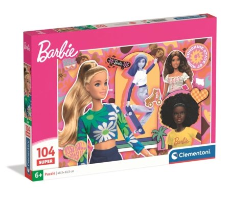CLEMENTONI BARBIE puzle, 104 gab., 25007 