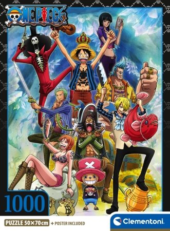 CLEMENTONI Anime One Piece puzle, 1000 gab., 39920 