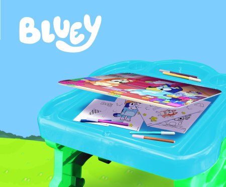 LISCIANI Bluey zīmēšanas komplekts ar galdu, 99399 