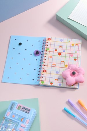 NEXT A5 blociņš ar līnijām 3D, AJ0697 