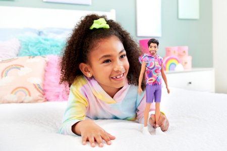 BARBIE Ken Fashionistas lelle raibā kostīmā, HRH26 