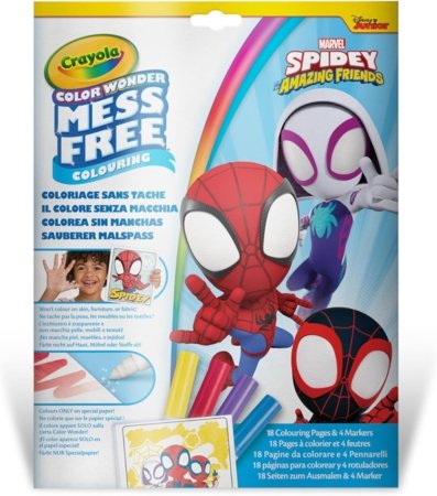 CRAYOLA krāsošanas komplekts Color Wonder Spidey, 75-4611 