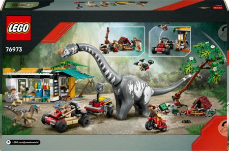 76973 LEGO® Jurassic World™ Plēsēja un titanozaura izsekošanas misija 