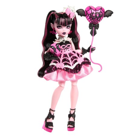 MONSTER HIGH baisi saldā dzimšanas diena – Drakulauras lelle, JBG74 