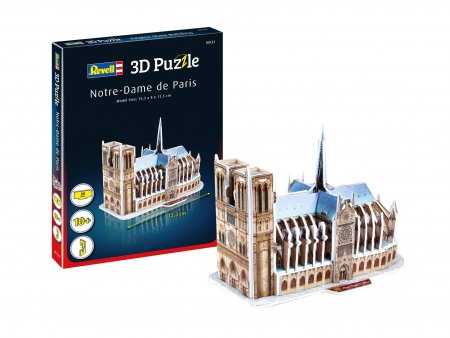 REVELL 3D puzle Notre Dame de Paris, 39gab., 00121 00121