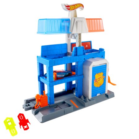 HOT WHEELS City komplekts – Centrālā policijas iecirknis, JHL74 