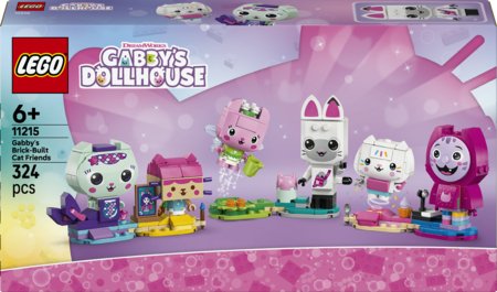 11215 LEGO® Gabby’s Dollhouse No klucīšiem būvēti Gabby draugi kaķi 