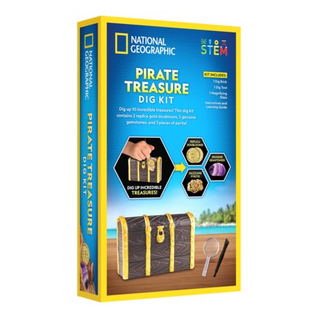 NATIONAL GEOGRAPHIC komplekts Pirate Treasure Dig Kit, RTCHESTDIG