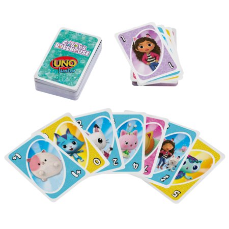 MATTEL GAMES UNO Junior kāršu spēle Gabby’s Dollhouse, JLH17 