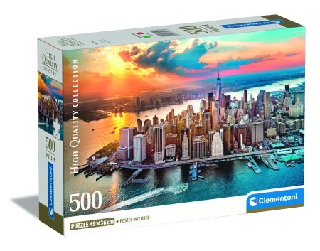 CLEMENTONI HQC puzle NEW YORK, 500 pcs., 35543 