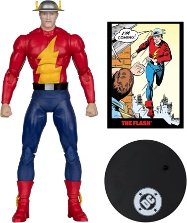MCFARLANE TOYS darbības figūriņa Jay Garrick ar komiksu, 17872 