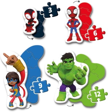 CLEMENTONI puzle My First Puzzles Spidey Marvel, 20836 