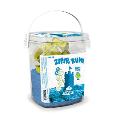 RED CASTLE kinētiskās smiltis, zilas 500g, ZKG500-201 