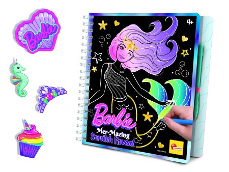LISCIANI Barbie Mer-mazing skrāpējama grāmata, 12327 