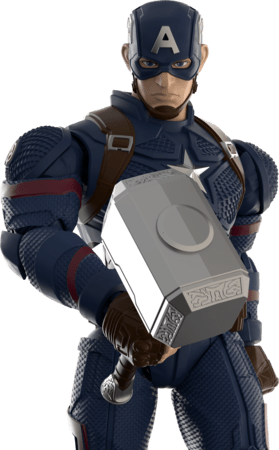 Blokees transformator  Marvel Heros - Champion Class Captain America, 81115 