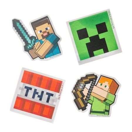 MINECRAFT dzēšgumiju komplekts, 4 gab., 166507104 