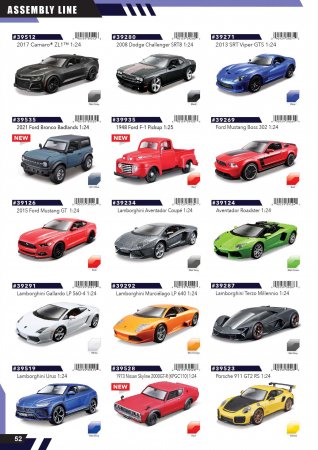 MAISTO DIE CAST 1:24 auto Special Edition, montāžas līnija, sortiments, 39900 39900