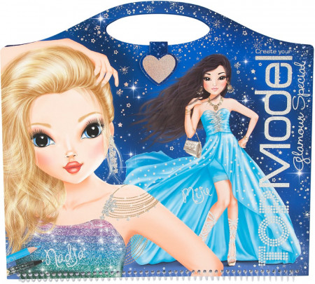 TOPMODEL krāsojamā grāmata Glamour, 8097 8097