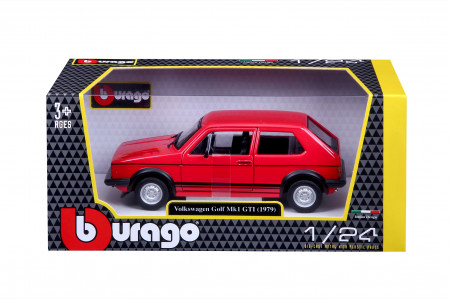 BBURAGO automašīna 1/24 Volkswagen Golf Mk1 GTI 1979, 18-21089 18-21089