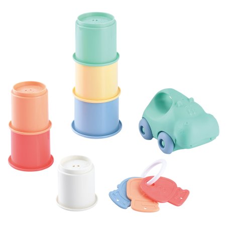 PLAYGO INFANT&TODDLER 4806  izglītojoša rotaļlieta: atslēgas, piramīda, skrejmašīna, 4806 