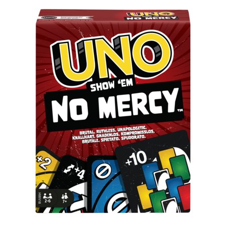 MATTEL GAMES UNO kārtis No Mercy, HWV18 