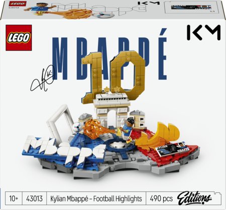 43013 LEGO® Editions Kylian Mbappé – Futbola spilgtākie mirkļi 